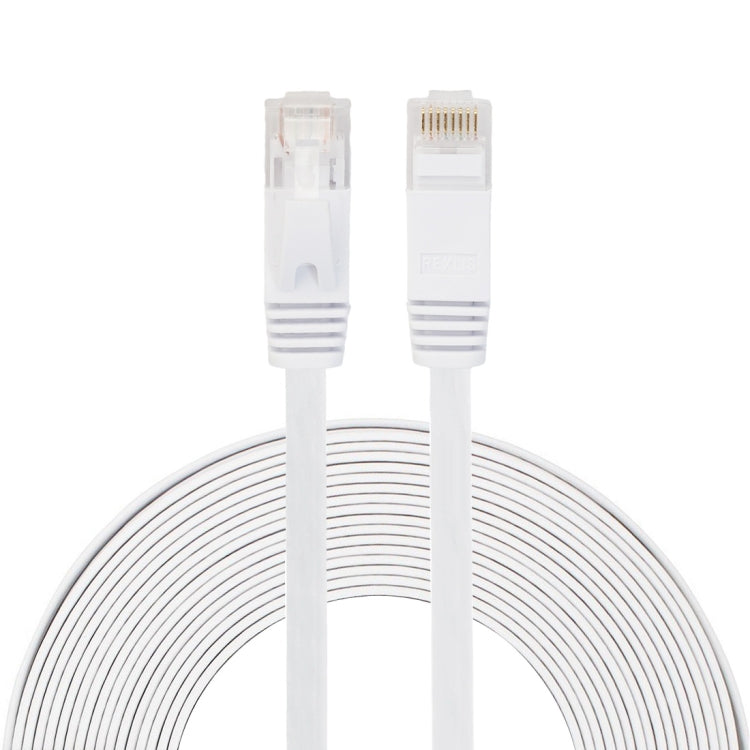 Cable LAN de red Ethernet plano ultrafino CAT6 de 8 m, cable de conexión RJ45, Length: 8m