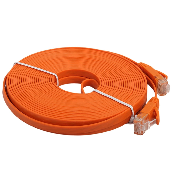 Cable LAN de red Ethernet plano ultrafino CAT6 de 10 m, cable de conexión RJ45, Length: 10m