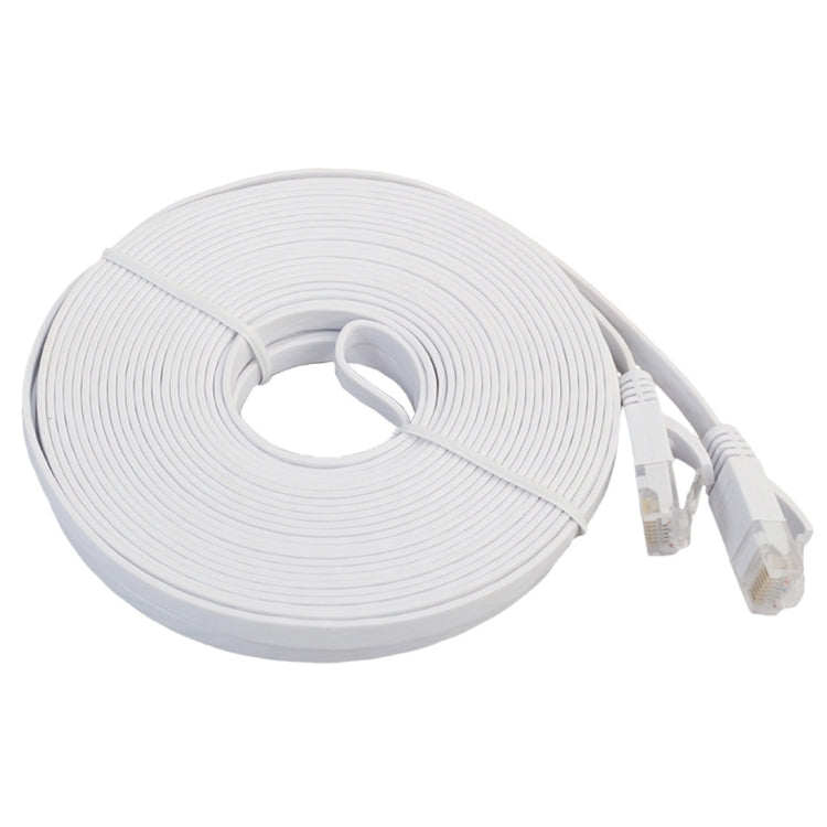 Cable LAN de red Ethernet plano ultrafino CAT6 de 15 m, cable de conexión RJ45, Length: 15m