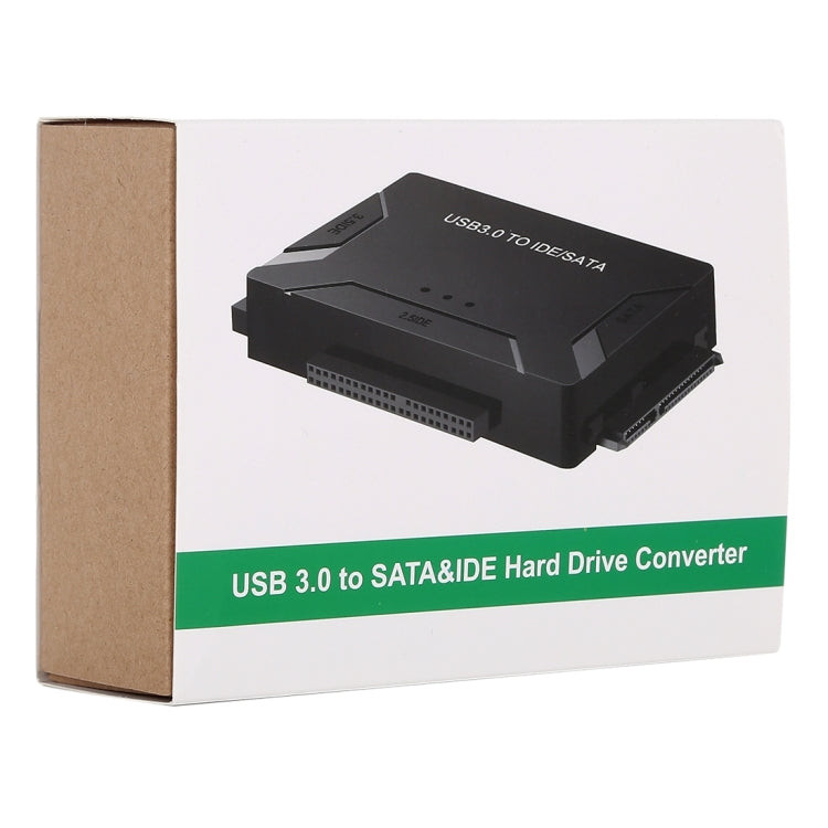 Cable adaptador convertidor de unidad de disco duro USB 3.0 a SATA / IDE para disco duro SATA IDE de 2,5 pulgadas / 3,5 pulgadas, longitud del cable: 1 m, US160