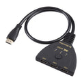 Conmutador bidireccional HDMI 3 x 1 4K 60Hz con cable HDMI flexible, Bi-Direction