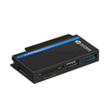 ROCKETEK RT-SGO727 USB 3.0 + USB 2.0 + Hub de interfaz micro USB para Microsoft Surface Go, con 2 ranuras para tarjetas TF y SD, RT-SGO727