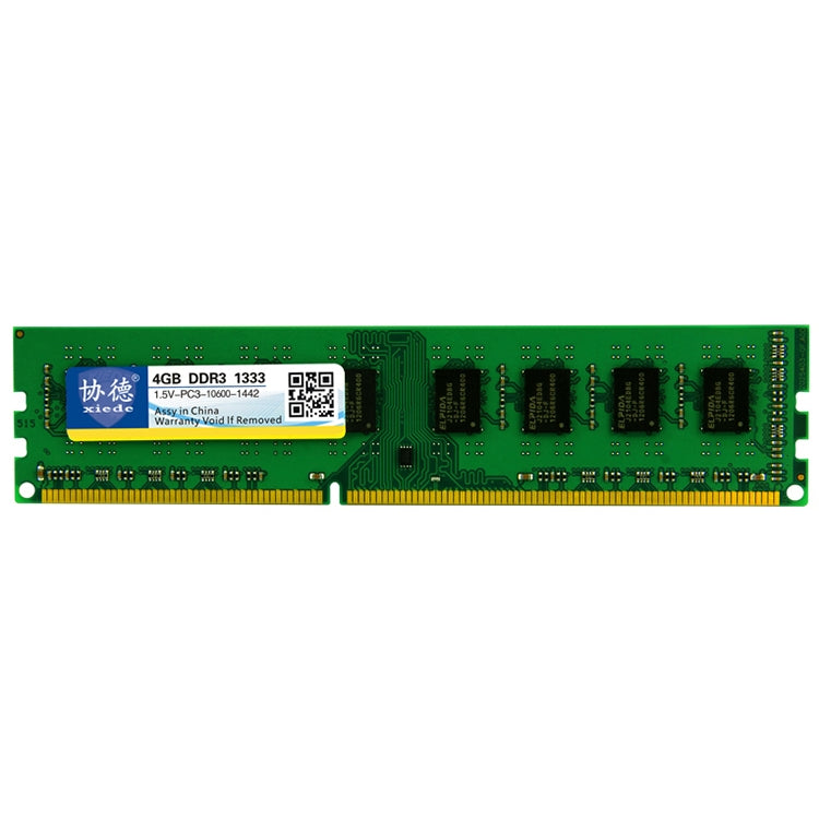 XIEDE X037 DDR3 1333MHz 4GB Módulo de memoria RAM de tira general y especial para PC de escritorio, 1333MHz 4GB General AMD Special Strip