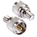 Conector F hembra a macho UHF, F Female to UHF Male