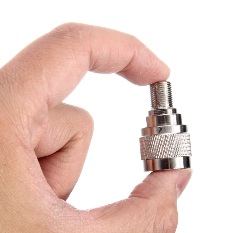 Conector F hembra a macho UHF, F Female to UHF Male