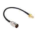 Cable SMA Hembra a TV Hembra RG174 de 15cm, TV Female