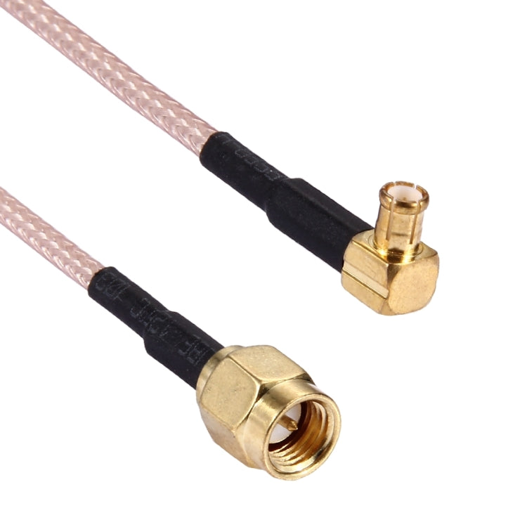 Cable SMA macho a MCX macho de 15 cm con codo de 90 grados RG316, SMA Male to MCX Male