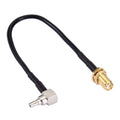 Cable CRC9 de 90 grados, 15cm, codo a SMA hembra RG174, CRC9 90° Elbow to SMA