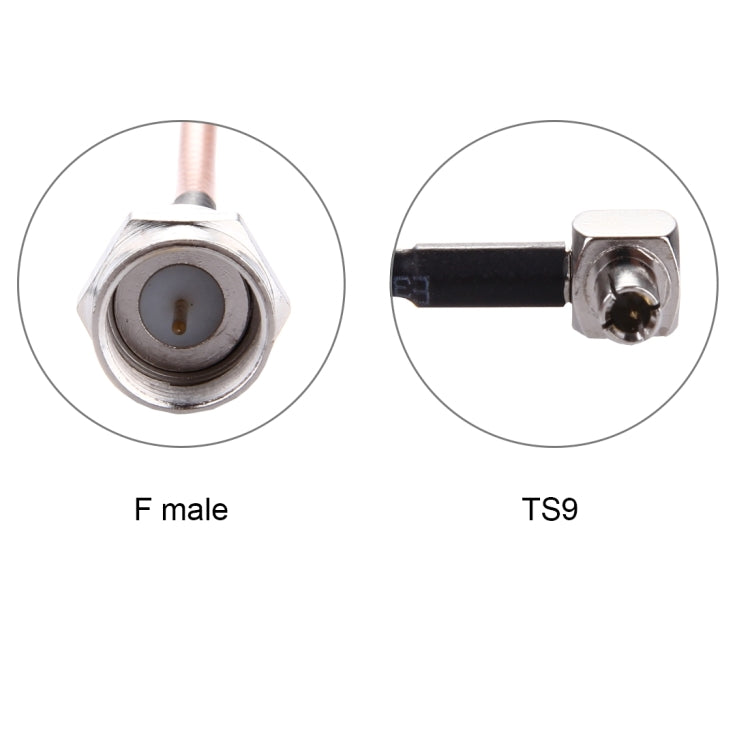 Cable 15cm TS9 a F Macho RG316, F Male RG316