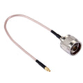 Cable MMCX a N Macho RG316 de 15cm, 15cm MMCX to N Male
