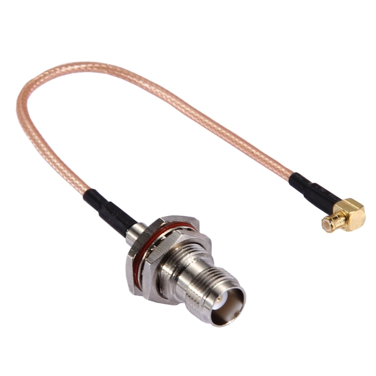 Cable TNC hembra a MCX macho codo de 90 grados RG316 de 15 cm, TNC Female to MCX Male