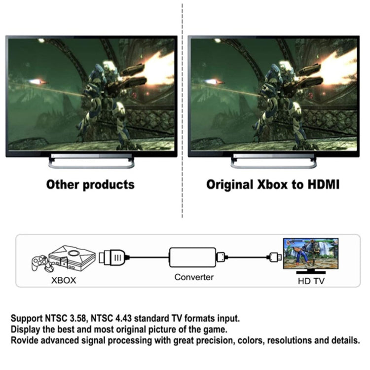 Para Xbox a HDMI Converter Adaptador de audio y video digital