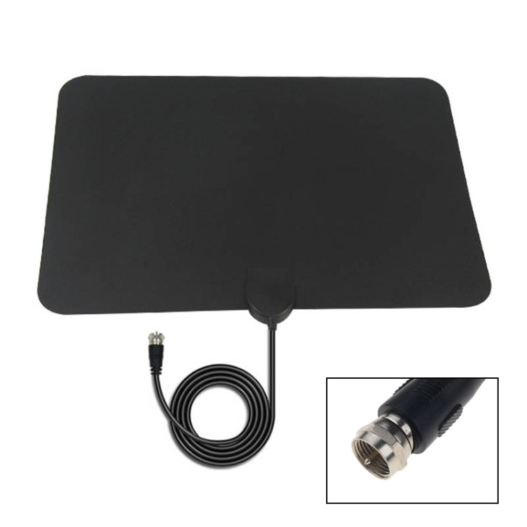 AN-1002 Antena HDTV interior de 5dBi/25dBi con ventosa, VHF170-230/UHF470-862MHz, AN-1002