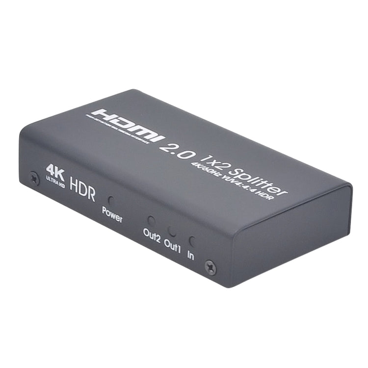 AYS-12V20 HDMI 2.0 1x2 4K Ultra HD Conmutador Divisor, 1x2 4K