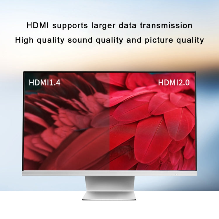 AYS-51V20 HDMI 2.0 5x1 4K Ultra HD Conmutador Divisor, 5x1 4K