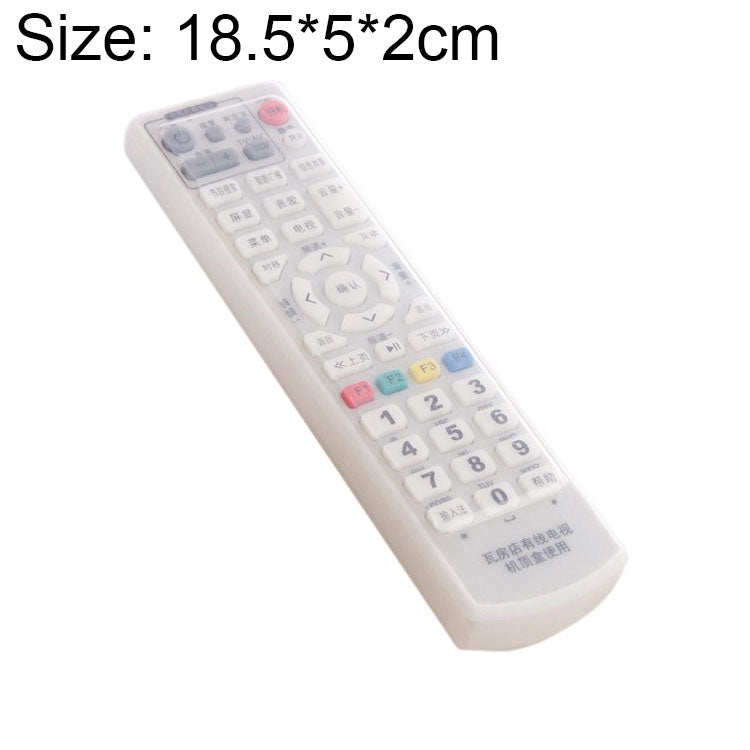 Funda protectora de silicona para control remoto de 5 piezas, tamaño: 18,5 * 5 * 2 cm, 18.5*5*2cm