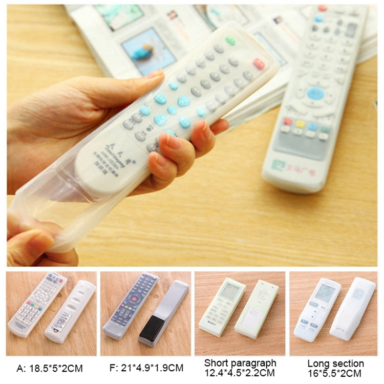Funda protectora de silicona para control remoto de 5 piezas, tamaño: 21 * 4,9 * 1,9 cm, 21*4.9*1.9cm