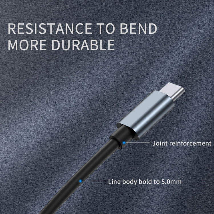 BYL-2301 Adaptador HUB de estación de acoplamiento multifuncional USB-C / Type-C a USB 5 en 1, BYL-2301T