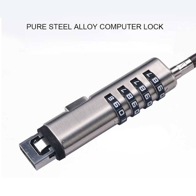 Cerradura de seguridad universal para computadora portátil con interfaz USB, USB Interface