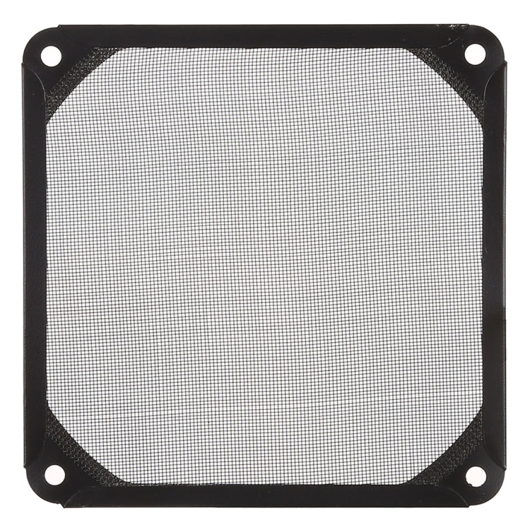 Cubierta a prueba de polvo de aluminio del ventilador de la computadora del filtro del polvo del ventilador negro del 12cm, 12cm