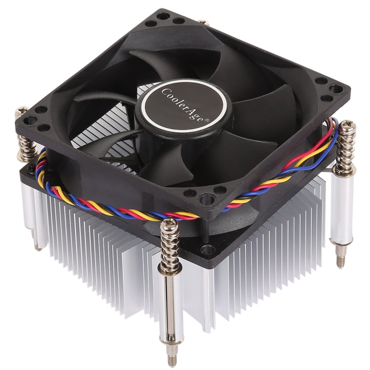 Disipador de calor silencioso del ventilador del refrigerador de la CPU de 4 pines para Intel 1155/1151/i3/i5, Intel 1155 / 1151 / i3 / i5