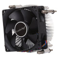Enfriador de CPU de 4 pines, ventilador silencioso, disipador de calor de aluminio engrosado para Intel 1155/1150/1151, Intel 1155 / 1150 / 1151