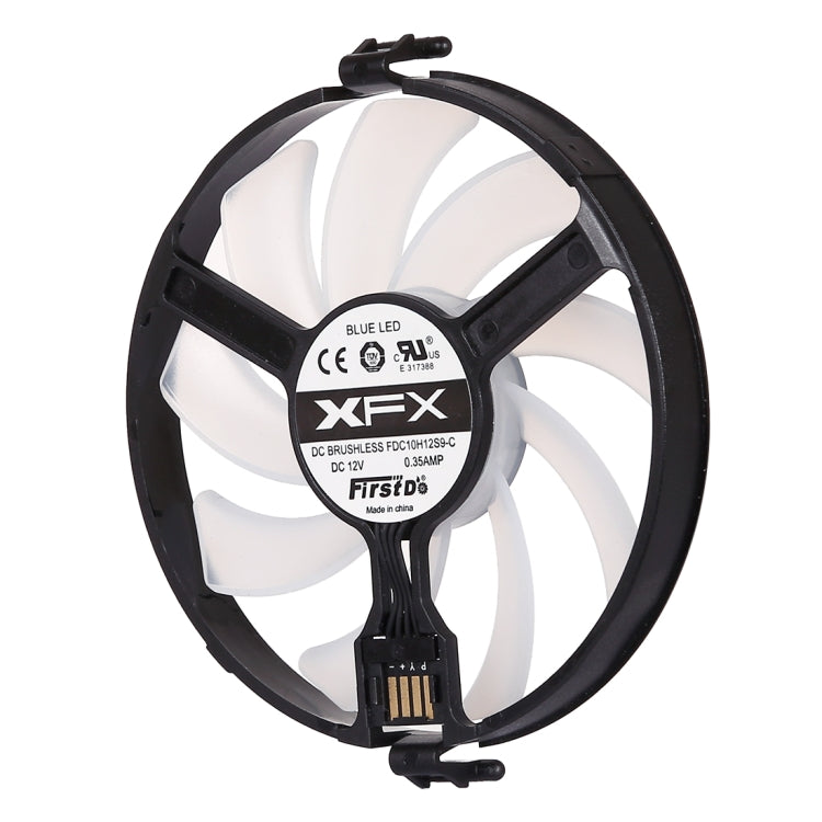 Enfriador GPU, ventilador para tarjetas gráficas, tarjetas VGA, Enfriador para XFX RX470 RX480, con luz roja, Red Light