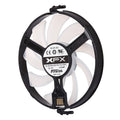 Enfriador GPU, ventilador para tarjetas gráficas, tarjetas VGA, Enfriador para XFX RX470 RX480, con luz roja, Red Light