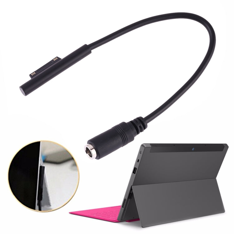 Cable cargador/adaptador de corriente con interfaces hembra Pro 6/5 a 5,5 x 2,1 mm, Pro 6 / 5 to 5.5 x 2.1mm Female