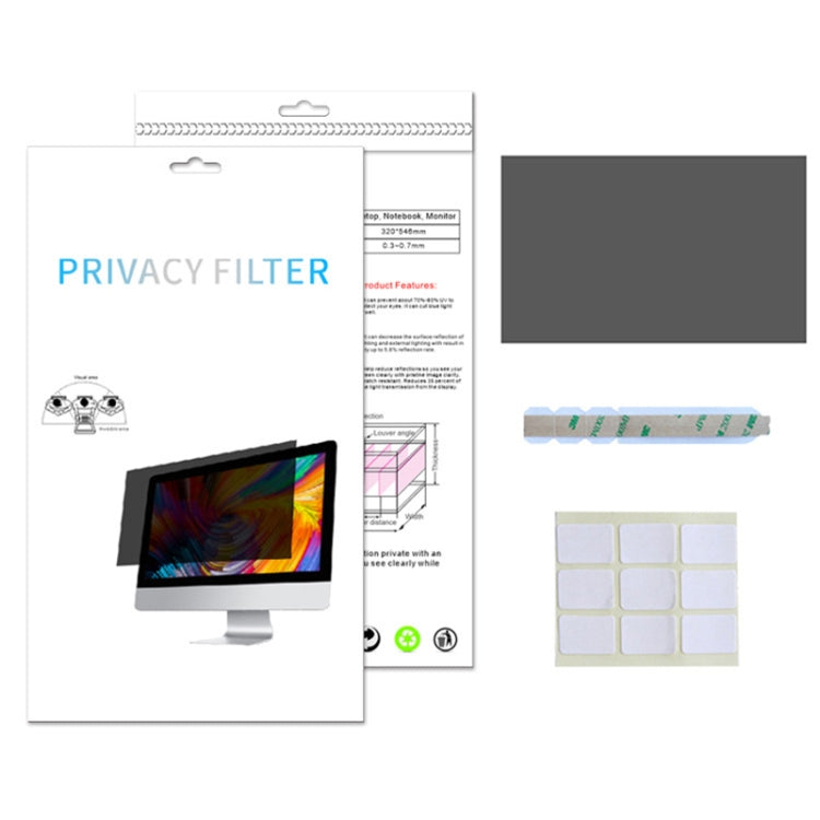 Protector de pantalla antirreflejo mate universal para computadora portátil de 20 pulgadas, tamaño: 442 x 249 mm, Size: 442 x 249mm