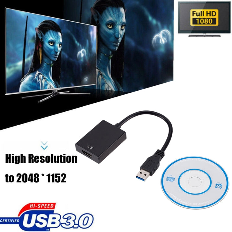 Cable convertidor de tarjeta gráfica externa USB3.0 a HDMI