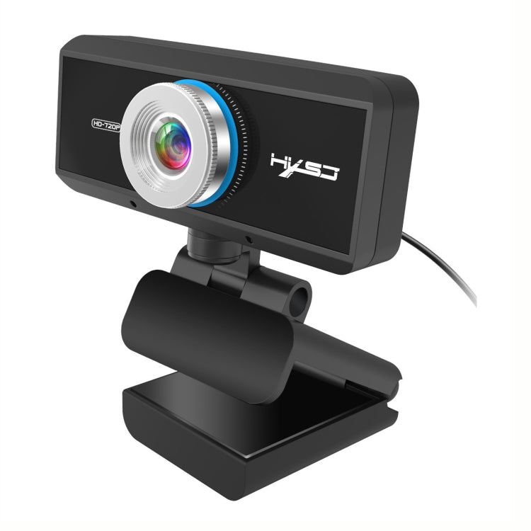 Cámara web HXSJ S90 30 fps 1 megapíxel 720P HD para computadora de escritorio / portátil / Android TV, con micrófono absorbente de sonido de 8 m, longitud del cable: 1,5 m, S90