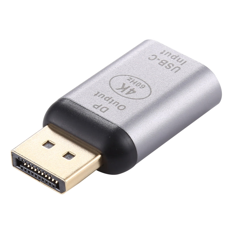Adaptador de aleación de aluminio tipo C / USB-C hembra a macho DP grande, Type-C Female to Big DP Male