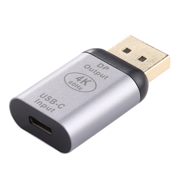 Adaptador de aleación de aluminio tipo C / USB-C hembra a macho DP grande, Type-C Female to Big DP Male
