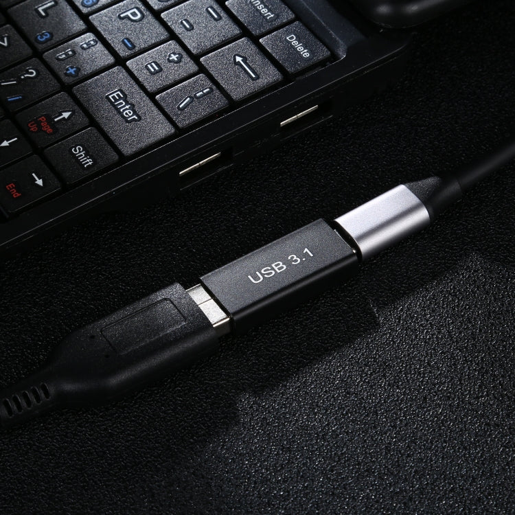 Adaptador de aleación de aluminio tipo C / USB-C hembra a USB 3.0 hembra, Type-C Female to USB 3.0 Female