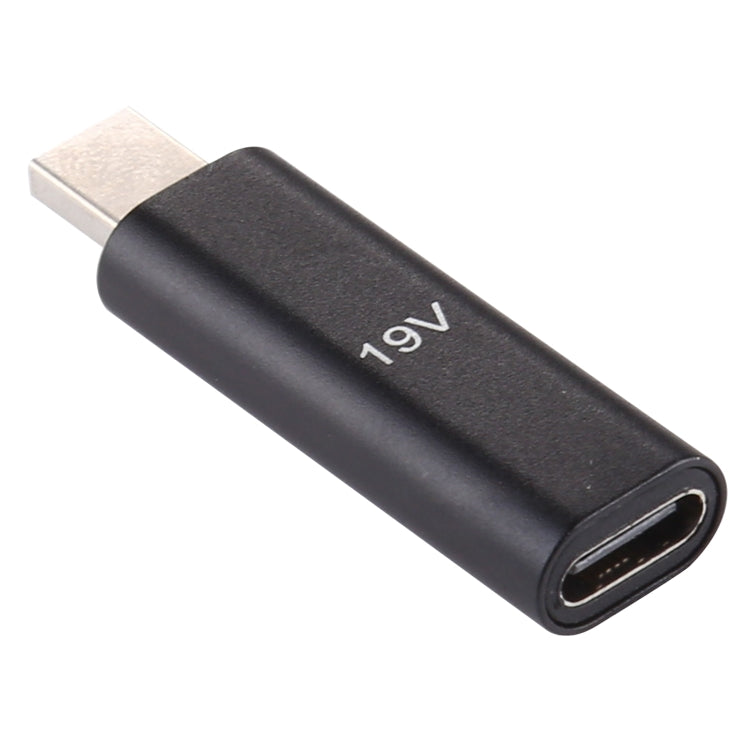 Adaptador de aleación de aluminio tipo C / USB-C hembra a PD de 19 V para Asus, 19V Type-C Female to PD(Black), 19V Type-C Female to PD(Silver)