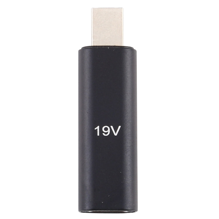 Adaptador de aleación de aluminio tipo C / USB-C hembra a PD de 19 V para Asus, 19V Type-C Female to PD(Black), 19V Type-C Female to PD(Silver)