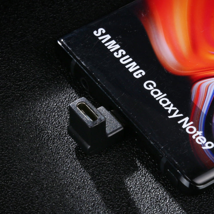 Adaptador de aleación de aluminio con cabezal acodado de 90 grados tipo C/USB-C macho a tipo C/USB-C hembra, Type-C Male to Type-C Female