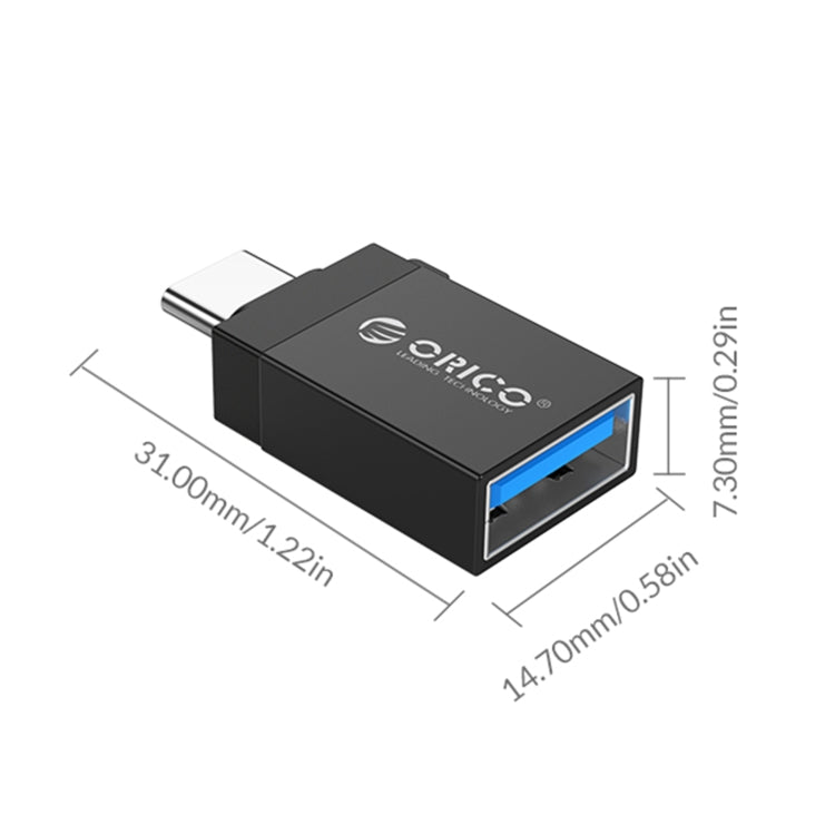 ORICO CBT-UT01-BK-BP Adaptador tipo C a USB 3.0