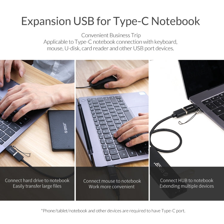 ORICO CBT-UT01-BK-BP Adaptador tipo C a USB 3.0