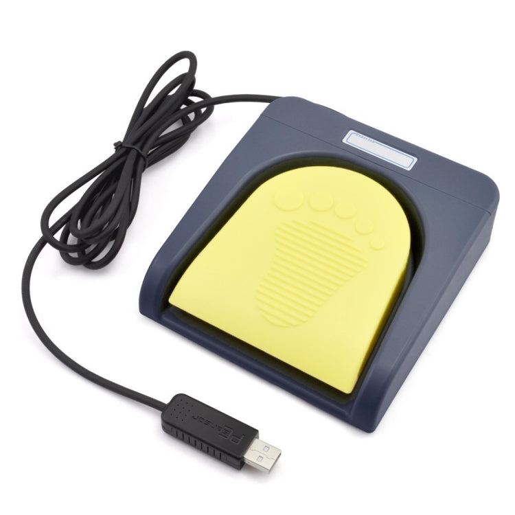 FS2016_USB PCsensor Interruptor de pie USB Control de pie Teclado, Multimedia / Teclado / Gamepad / Ratón / Cuerda / B Funciones de adquisición de imágenes por ultrasonido, 1 Foot Switch