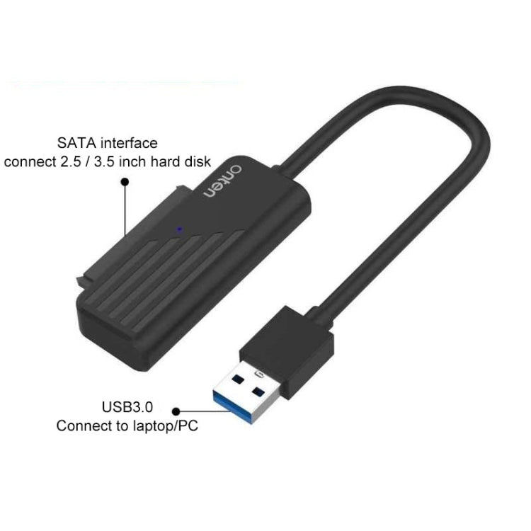 Onten US301 Adaptador USB 3.0 a SATA para disco duro universal 2.5/3.5 HDD/SSD