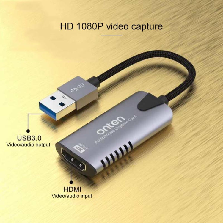 Tarjeta de captura de audio y vídeo Onten US302 USB3.0, US302