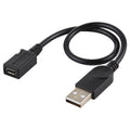 Cable convertidor USB macho a micro USB hembra, longitud del cable: aproximadamente 22 cm