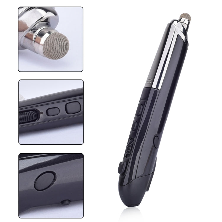 PR-08 Ratón óptico inalámbrico inteligente de 6 teclas con lápiz óptico y función láser, Laser Function Black, Laser Function Grey, Laser Function Blue, Laser Function Red, Laser Function White