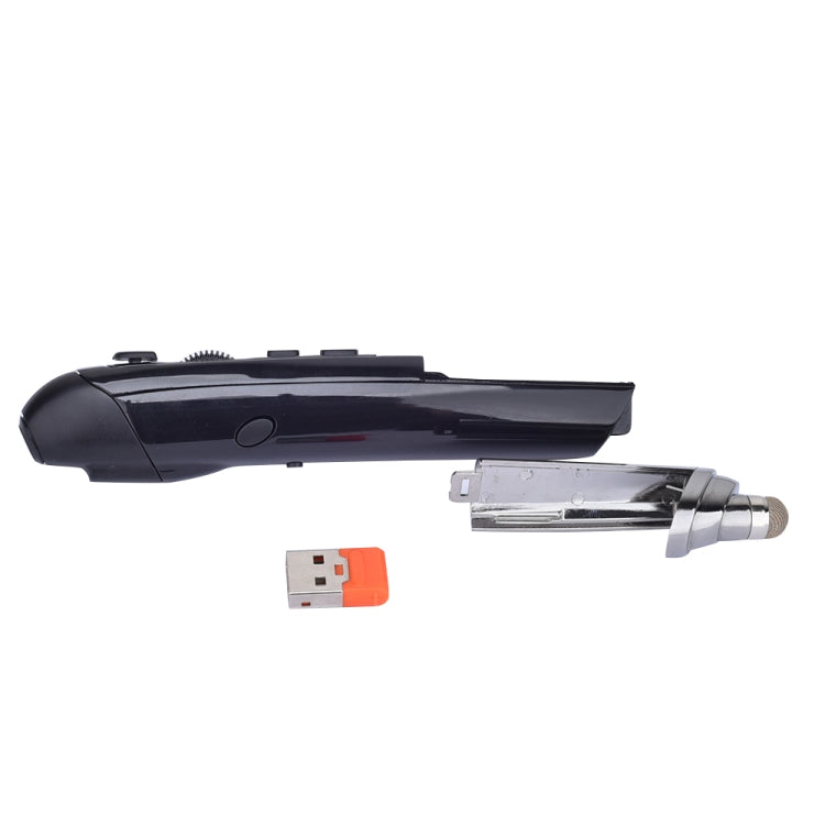 PR-08 Ratón óptico inalámbrico inteligente de 6 teclas con lápiz óptico y función láser, Laser Function Black, Laser Function Grey, Laser Function Blue, Laser Function Red, Laser Function White