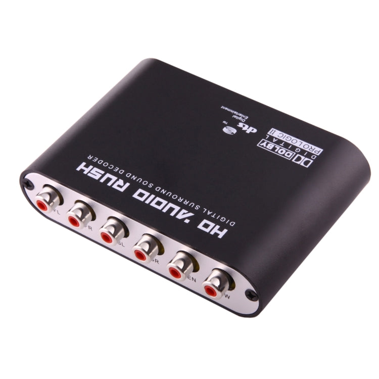 NEWKENG 51R DTS/AC3 a Analógico 5.1 Audio/Audio Estéreo Convertidor de Audio Digital Decodificador
