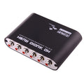 NEWKENG 51R DTS/AC3 a Analógico 5.1 Audio/Audio Estéreo Convertidor de Audio Digital Decodificador