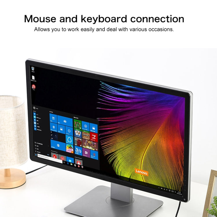 Lenovo C04 4 en 1 Tipo-C / USB-C a USB-C Convertidor Splitter Hub, C04