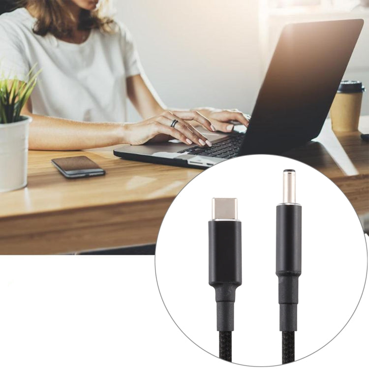 Cable de carga macho de 4,5x3,0 mm a USB-C / tipo C macho para Dell